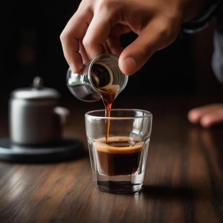 How does the size of the cup affect the overall experience of drinking a Red Eye?